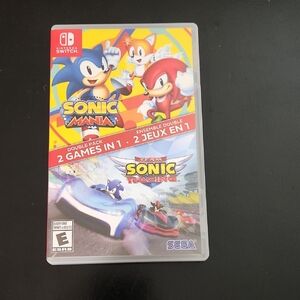 Sonic Mania + Team Sonic Racing Double Pack – Nintendo Switch 2 Games in 1